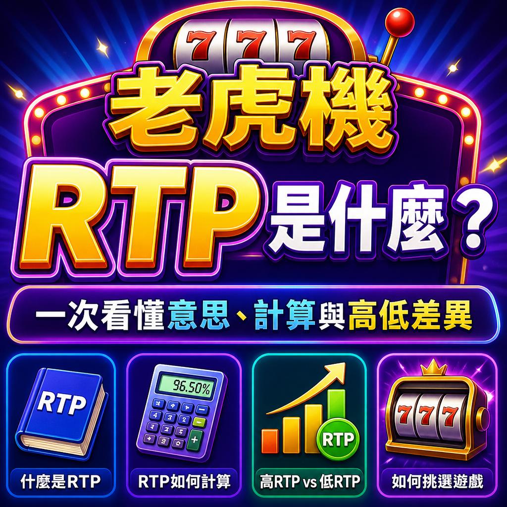 老虎機RTP是什麼？一次看懂意思、計算與高低差異