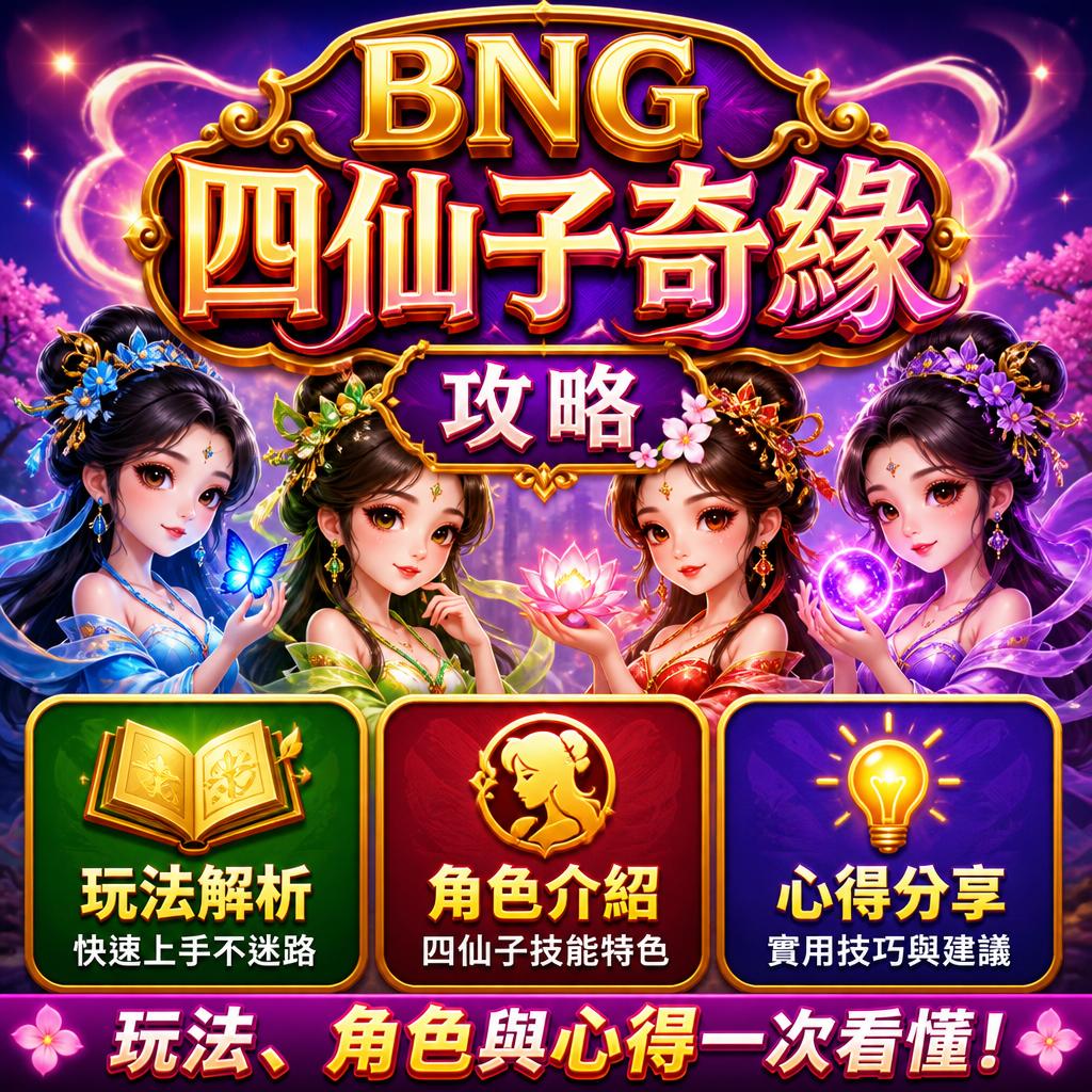 BNG四仙子奇緣攻略：玩法、角色與心得一次看懂